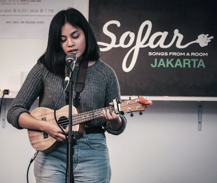 Keeping it simple: Sky Sucahyo’s delicate indie folk tunes take the audience on a rollercoaster of emotions. 