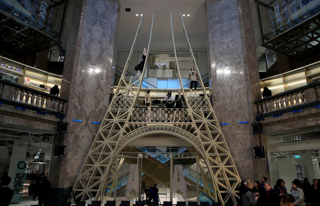 Galeries Lafayette Opens on The Champs Elysées: A Marvelous Shopping Mall  and Food Hall! MUST SEE 