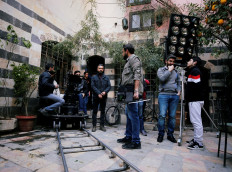 Film cameras start to roll again in Damascus studios
