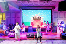 Children's band 3Nada and Friends perform in Malang, East Java