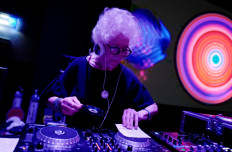 Jiving eighty-year-old DJ parties in Poland