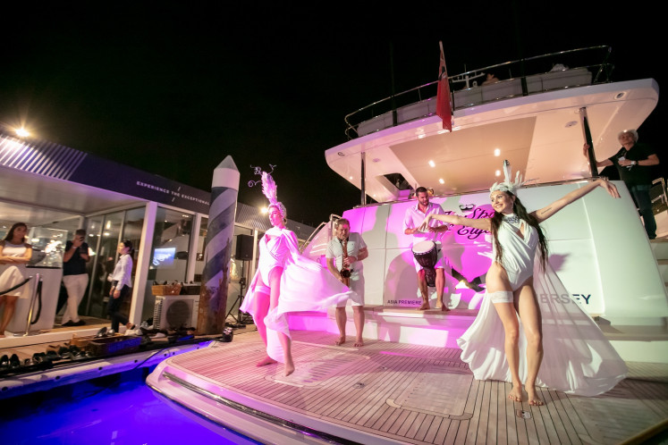 Party central: As well as showcasing the latest in the yachting industry, Singapore Yacht Show 2019 will also host a number of soirées and parties.