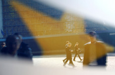 Divorce talks: People are reflected in the window of a European Commission building, ahead of an extraordinary European Union leaders’ summit to discuss Brexit, in Brussels, Belgium in this file photo.