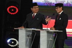 ‘Who are you debating with?’: Prabowo remark rubs Dems the wrong way  