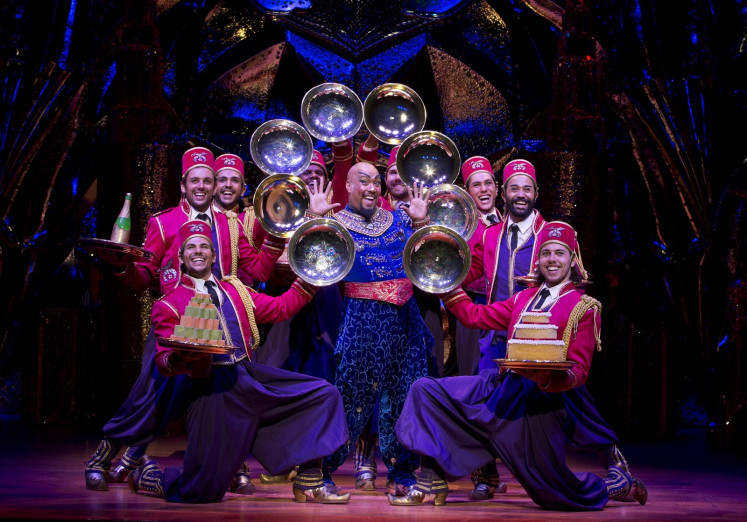 Gareth Jacobs took over the role of Genie during the Melbourne stop of the show.