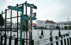 Where to go: Signage at Kota Tua in West Jakarta shows Jl. Lada in Pinangsia, which serves as the way out of the historic Fatahillah Square to Jakarta Kota Station. Jakarta recorded an all-timelow number of foreign visits in the fourth quarter of 2019.
