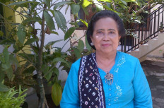 Lifelong passion: Murdijati Gardjito has written more than 60 books on Indonesian cuisine and local produce, some of which were penned after she lost her eyesight in 2015. 