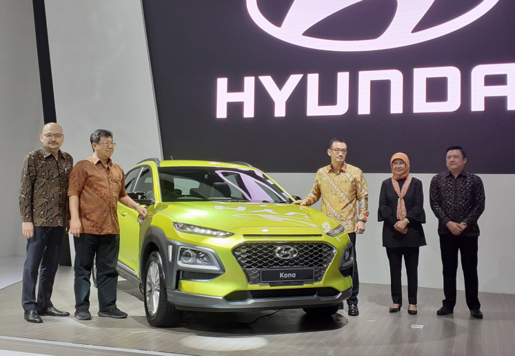 Hyundai Motors Indonesia launched its medium SUV, the Hyundai Kona, at IIMS 2019 on Thursday. 