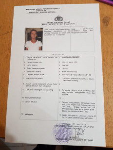 Police on hunt for Russian drug suspect who escaped from custody in Bali