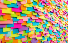 Post-it exhibition in South Tangerang showcases art of handwriting