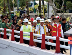 President Jokowi officiates Gondang Dam in Karanganyar