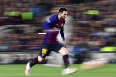 Captain Messi showing Barcelona the way