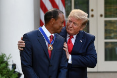 Trump awards Presidential Medal of Freedom to Tiger Woods