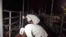 East Jakarta pedestrian bridge used for 'tarawih' to be demolished