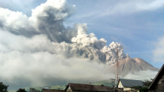 Sinabung's lava dome grows after third eruption in a week