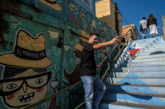 Chile's Valparaiso, an open air graffiti and mural art gallery
