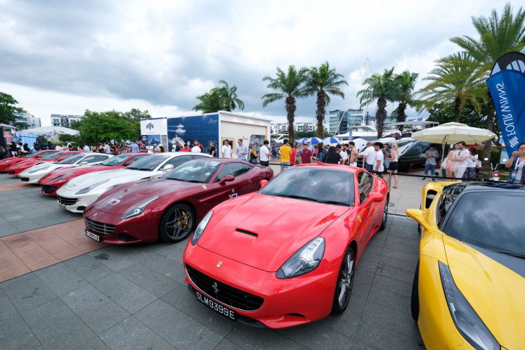 Italian horsepower: As part of the opulent yachting lifestyle, SYS 2019 also hosts several supercar meets of local car clubs.