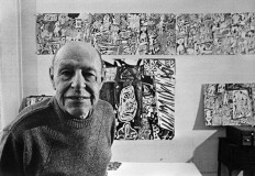 Jean Dubuffet retrospective opening in Venice for the city's art biennale