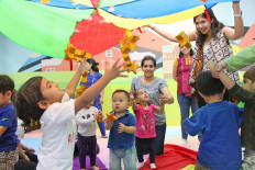 Tot school is all about playtime