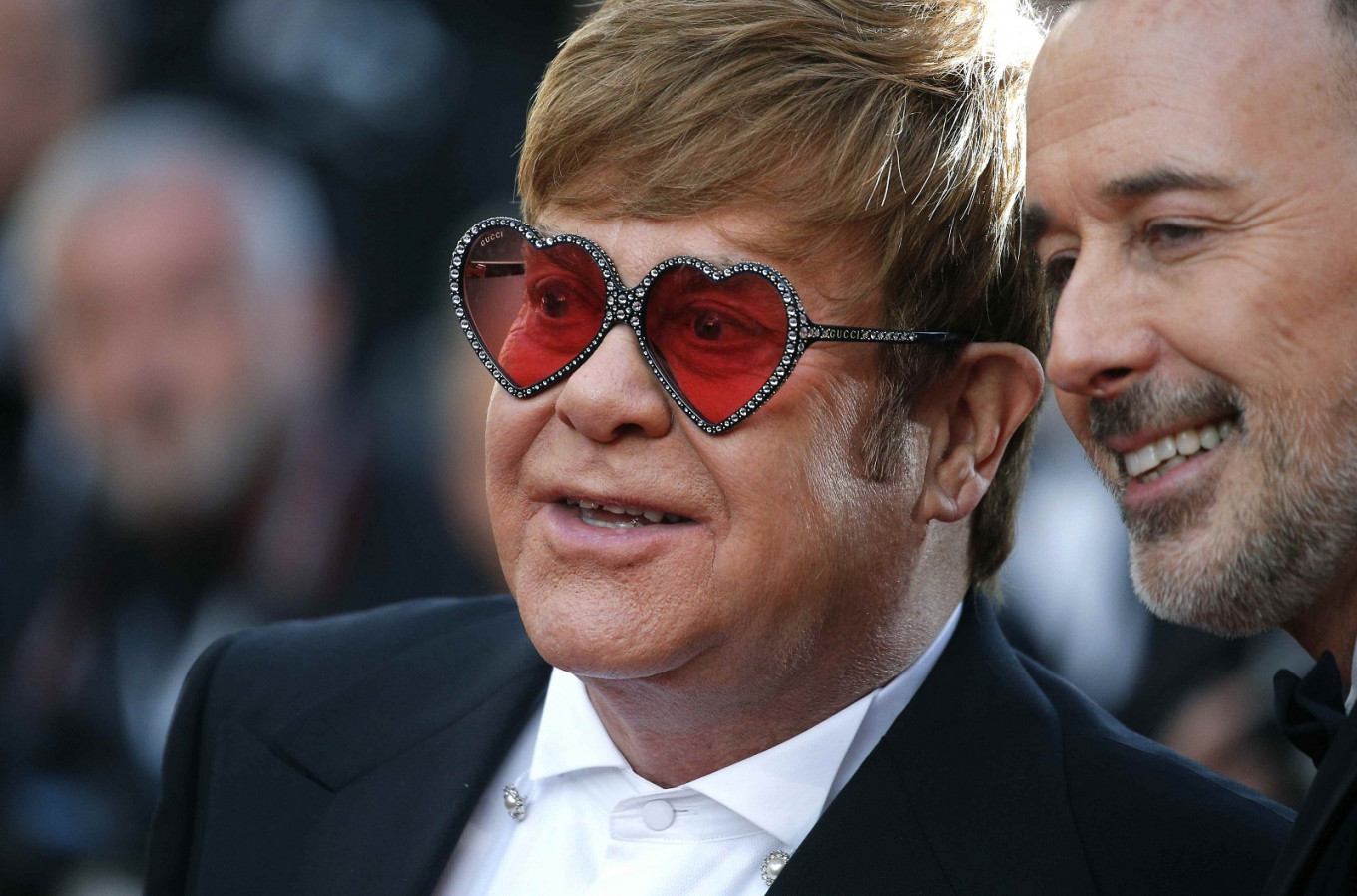 Gucci Heart Elton John Cannes 2019 Glasses