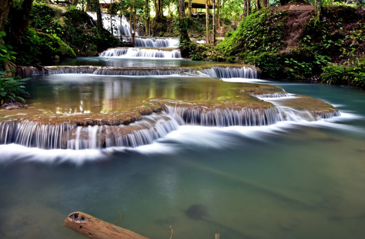 Salodik waterfall in Luwuk district, Banggai regency, Central Sulawesi.