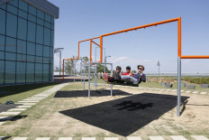 Swing in Korean demilitarized zone