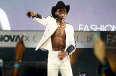 Black cowboy: Lil Nas X performs onstage as Fashion Nova Presents: Party With Cardi at Hollywood Palladium on May 9 in Los Angeles, California. 