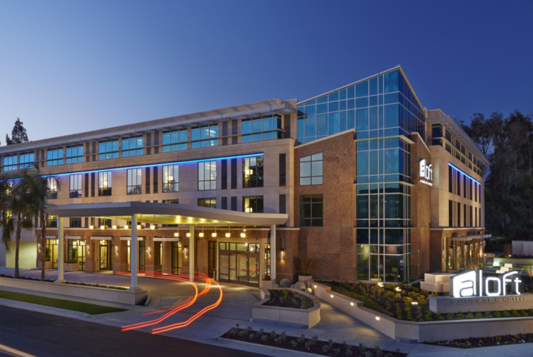 Aloft Cupertino hotel in Silicon Valley, United States. 