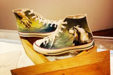 Converse art edition sneakers embellished by Indonesia's Hanafi may break your bank
