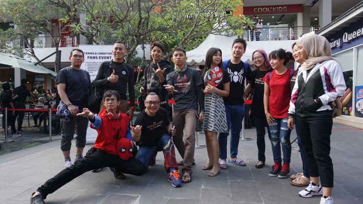 Spider-Man fans in Bali are extremely excited to meet Tom Holland, a Hollywood actor who plays Spider-Man in the Marvel Cinematic Universe.