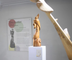 Wayan Jana presents new directions in Balinese woodcarving 