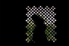 Backlight: A Sufi dancer's silhouette. JP/ Maksum Nur Fauzan