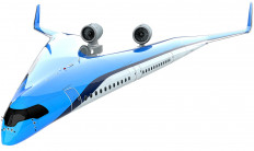 New fuel-efficient aircraft design squeezes passenger cabin into V-shaped wings