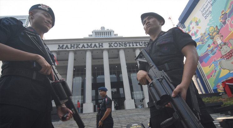 Security forces brace for first hearing