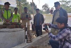 Experts believe recently found statue in Kediri from 12th century