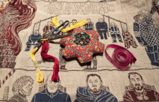 Thrilling yarn: Tapestry depicts 'Game of Thrones' saga