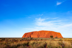 Uluru (formerly Ayer's Rock) is a large sandstone rock formation located in Uluru-Kata Tjuta National Park, Northern Territory, Australia.