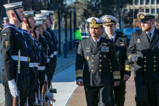 Navy chief of staff talks maritime security with Australia