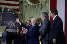 Astronauts hailed as heroes 50 years after historic moon landing