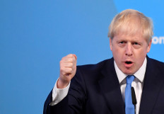British PM Johnson denies groping allegations as party conference opens