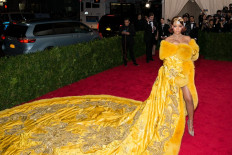 Rihanna’s stunning 'Yellow Queen' dress on exhibit in Singapore