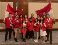 The Indonesian delegation wins 19 medals at the 2019 World Championship of Performing Arts (WCOPA), held in California from July 12 to 21.