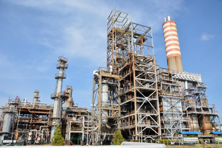 Pertamina’s refinery in Balikpapan, East Kalimantan, appears in this undated handout photo.