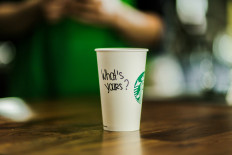 Coffeehouse chain Starbucks Indonesia introduced a new campaign titled 'Starbucks Cup of Stories' at its 'Reserve' outlet in Senayan City, Jakarta, on Monday.