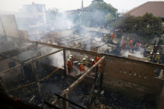Five dead as blaze engulfs shophouse in Makassar