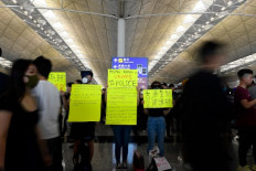 China says Hong Kong airport protesters 'acted like terrorists’