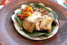 The iconic gudeg from Gudeg Bu Djuminten.