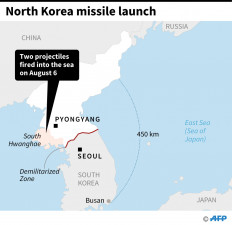 North Korea fires two 'unidentified projectiles': Seoul 