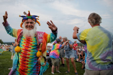 'You can still sense the love': Baby boomers revel at Woodstock 50 years on