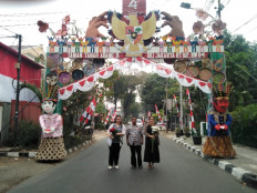 'Gapura' decorating contests liven up Independence Day in Jakarta